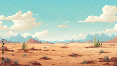 Pixel background. Desert.