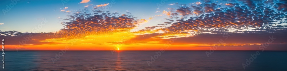 Beautiful atmospheric dramatic clouds in the evening at sunset.. Generative AI. Beautiful atmospheric dramatic clouds in the evening at sunset.. Generative AI.