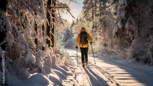 Cross-Country Skiing. Endurance and scenic routes throug
