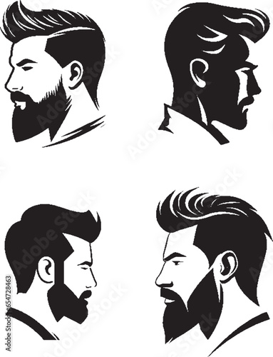 4 barber logo photo