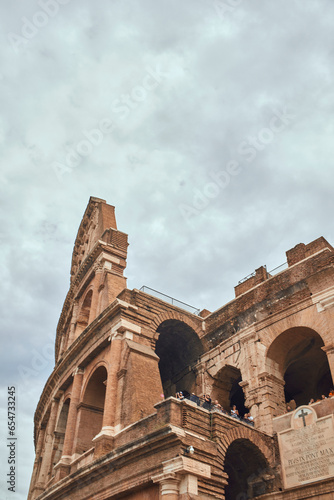 coliseum in Rome. old building