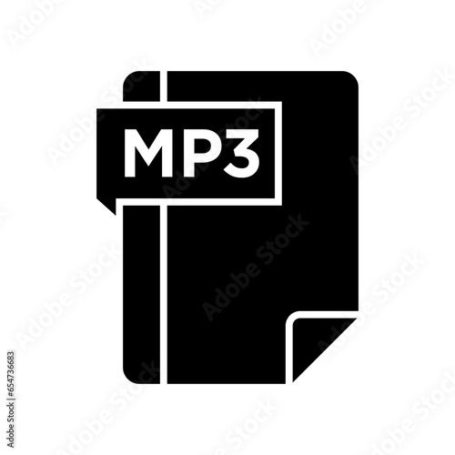MP3 Icon symbols pictograms design elements visual representations