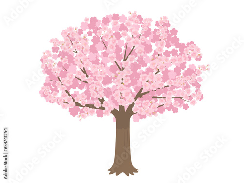 桜の木のベクターイラスト