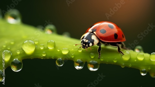 Macro Photography of a Ladybug © Jardel Bassi