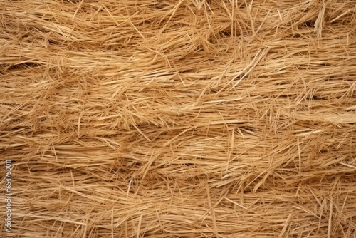 Texture of brown dried hay bales