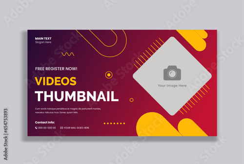 Video thumbnail design for opening videos
