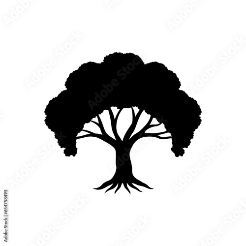 Shilouette Tree Vector