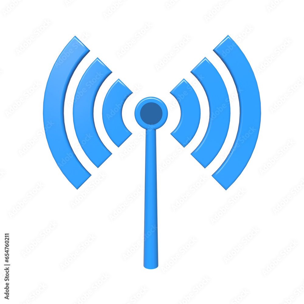 3D Hotspot Signal Icon - Elevating Connectivity in Three Dimensions 3D Hotspot Signal Icon - Elevating Connectivity in Three Dimensions