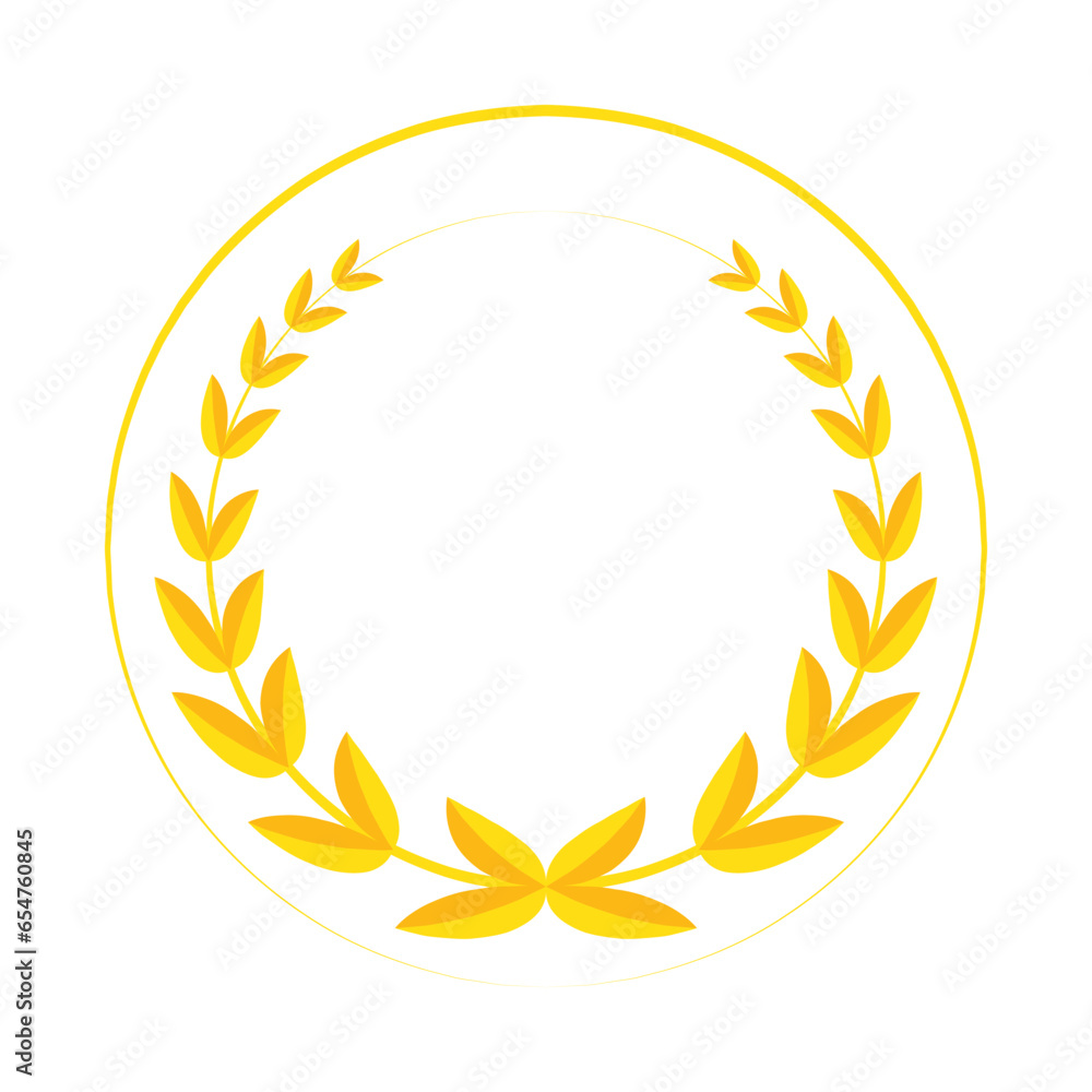 laurel wreath icon vector