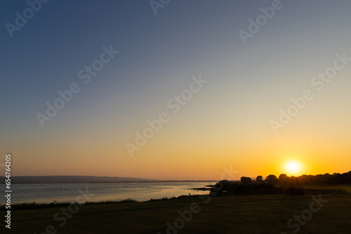 Wallpaper Mural sunset over the sea Torontodigital.ca