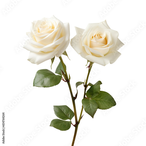 white rose isolated on transparent background Remove png, Clipping Path