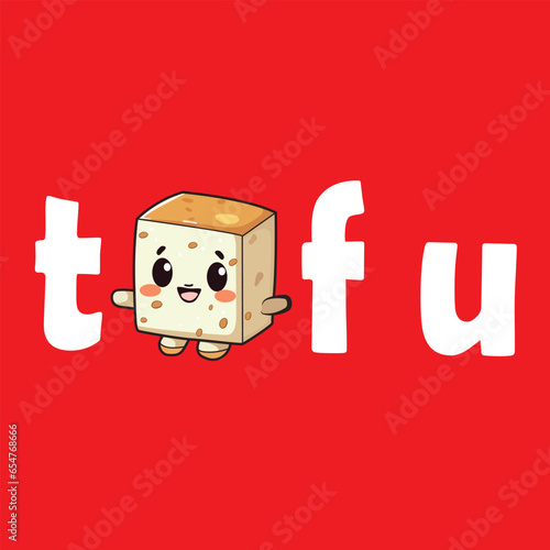 tofu logo mascot