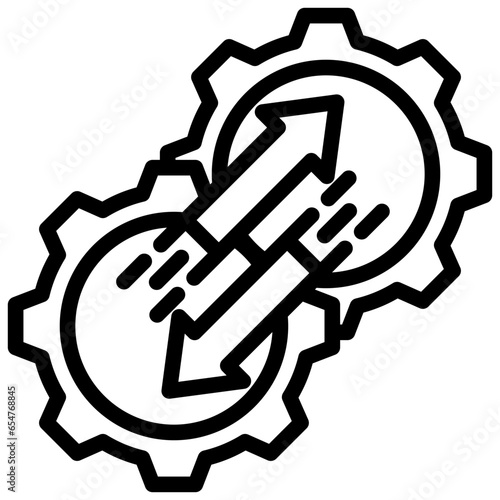 Transition Outline Icon