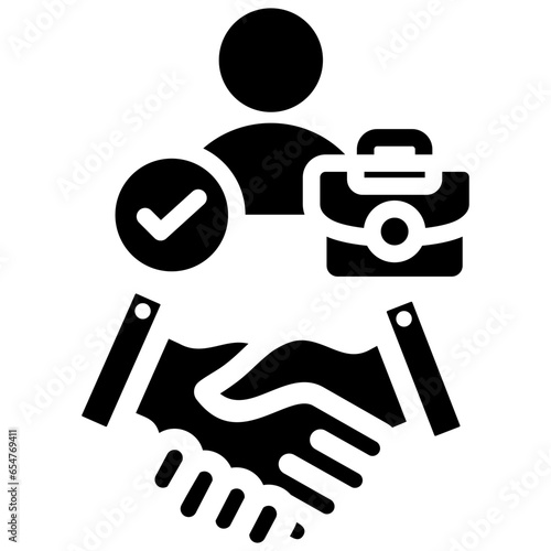 Succession Planning Glyph Icon