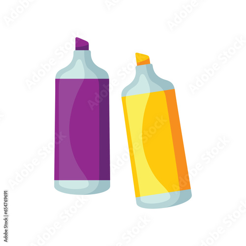 Highlighter illustration icon. Vector design