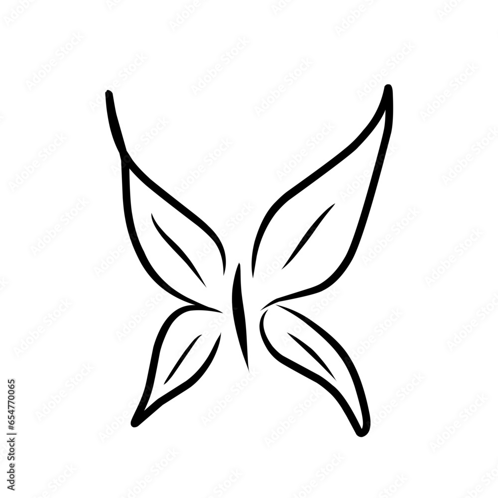 Butterfly conceptual simple Butterfly conceptual simple