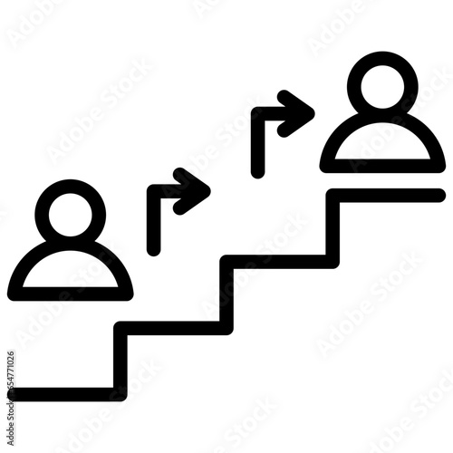 Succession Planning Outline Icon