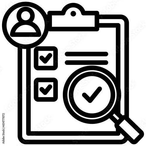 Performance Appraisal Outline Icon