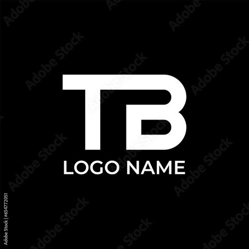 TB initial letter monogram logo design vector