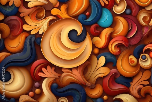 Abstract Background for National Cashew Day
