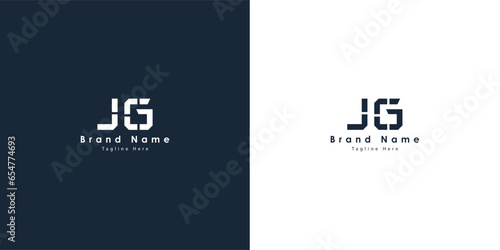 JG Letters vector logo design