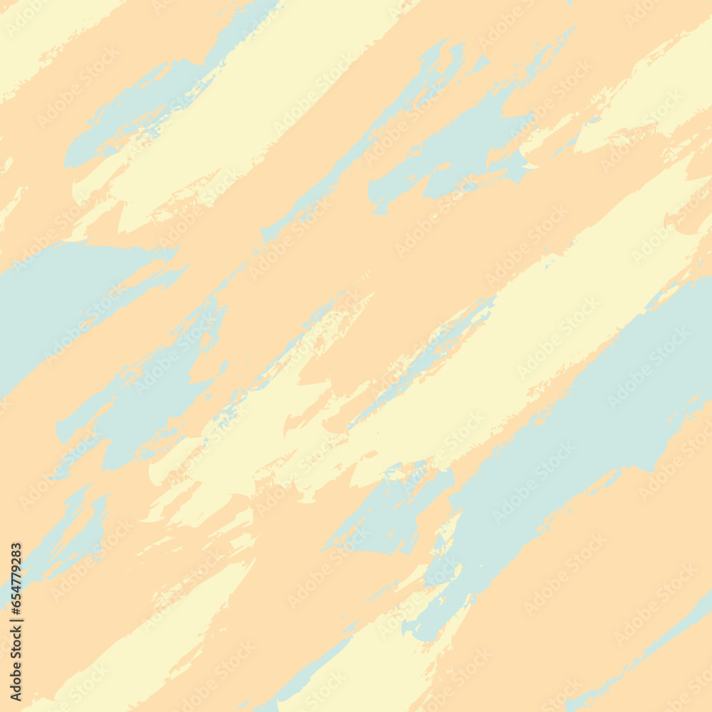Obraz premium Pastels Abstract Brush Strokes Seamless Pattern Design