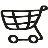 shopping cart doodle