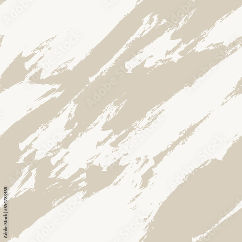 Neutral Colour Abstract Brush Strokes Seamless Pattern Design