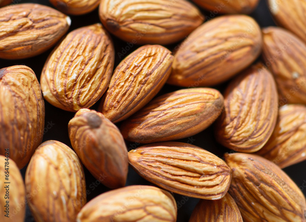 Close up almonds healthy fruit. Close up almonds healthy fruit.