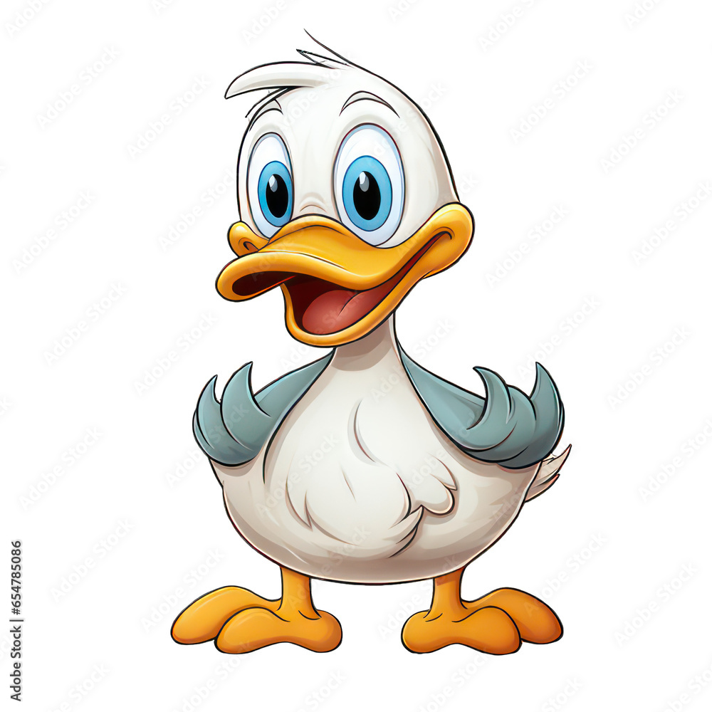 Obraz premium Cartoon duck