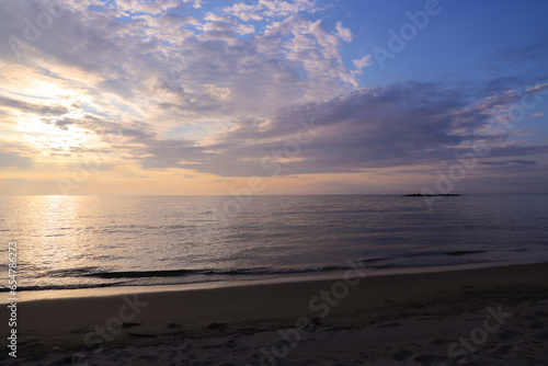 庄内砂丘・湯野浜海岸の夕暮れ © yu_photo