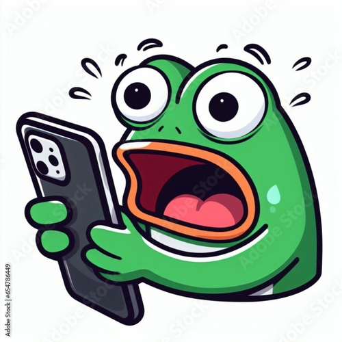 frog with a smile