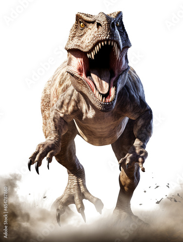 Fierce T-rex on transparent background. Fierce Dinosaur PNG. © I LOVE PNG