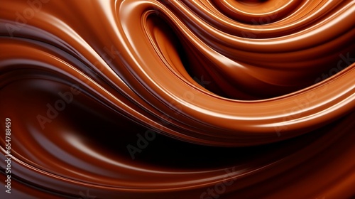 liquid chocolate swirl background 