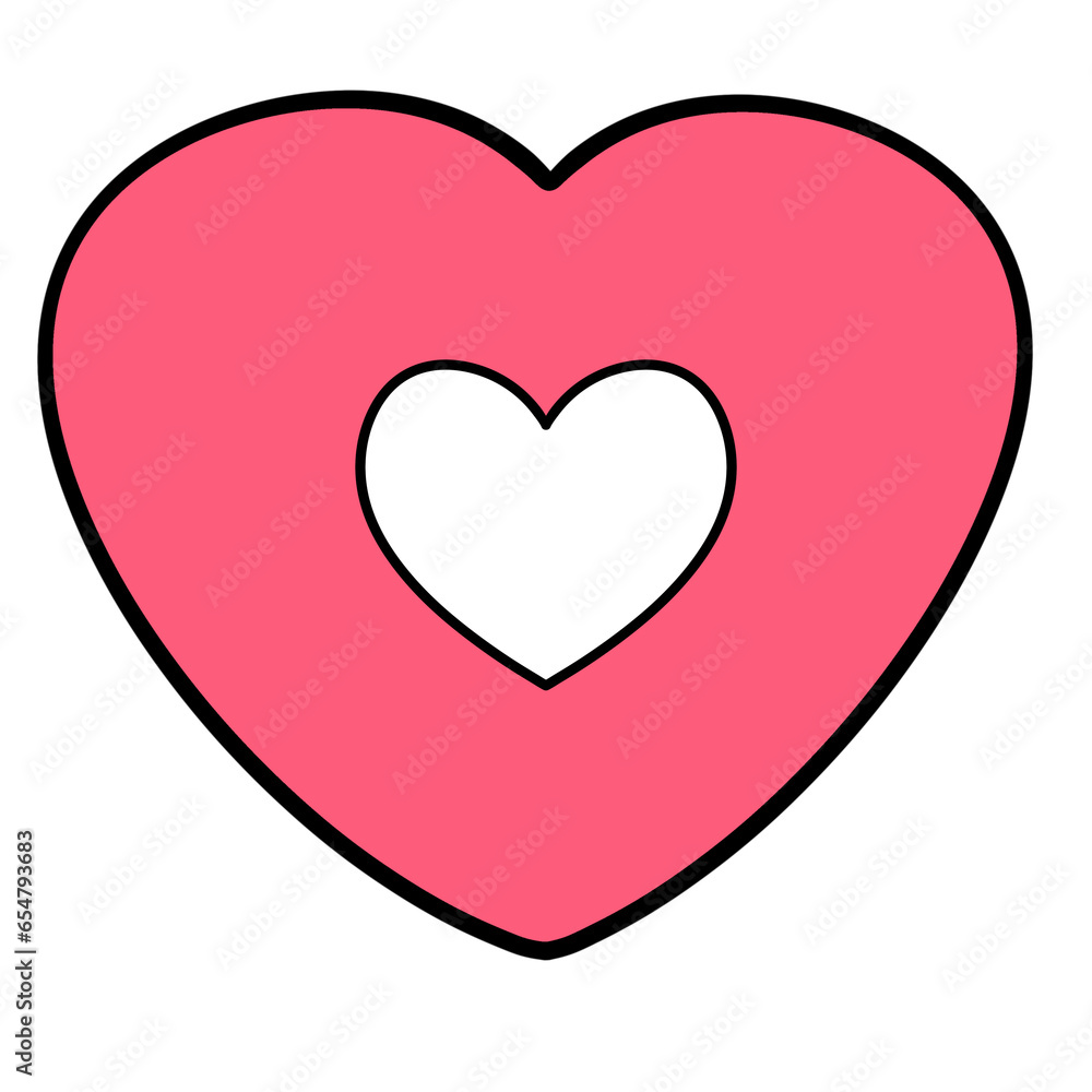Cute Heart Doodle Cute Heart Doodle