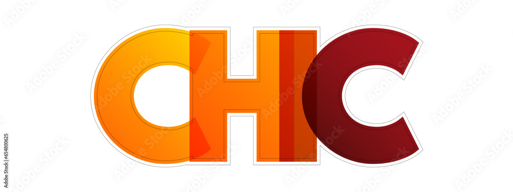 Obraz premium Chic colorful text quote, concept background