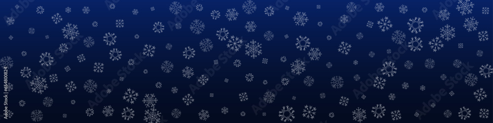 Gray Snowfall Vector Blue Panoramic Background. Gray Snowfall Vector Blue Panoramic Background.