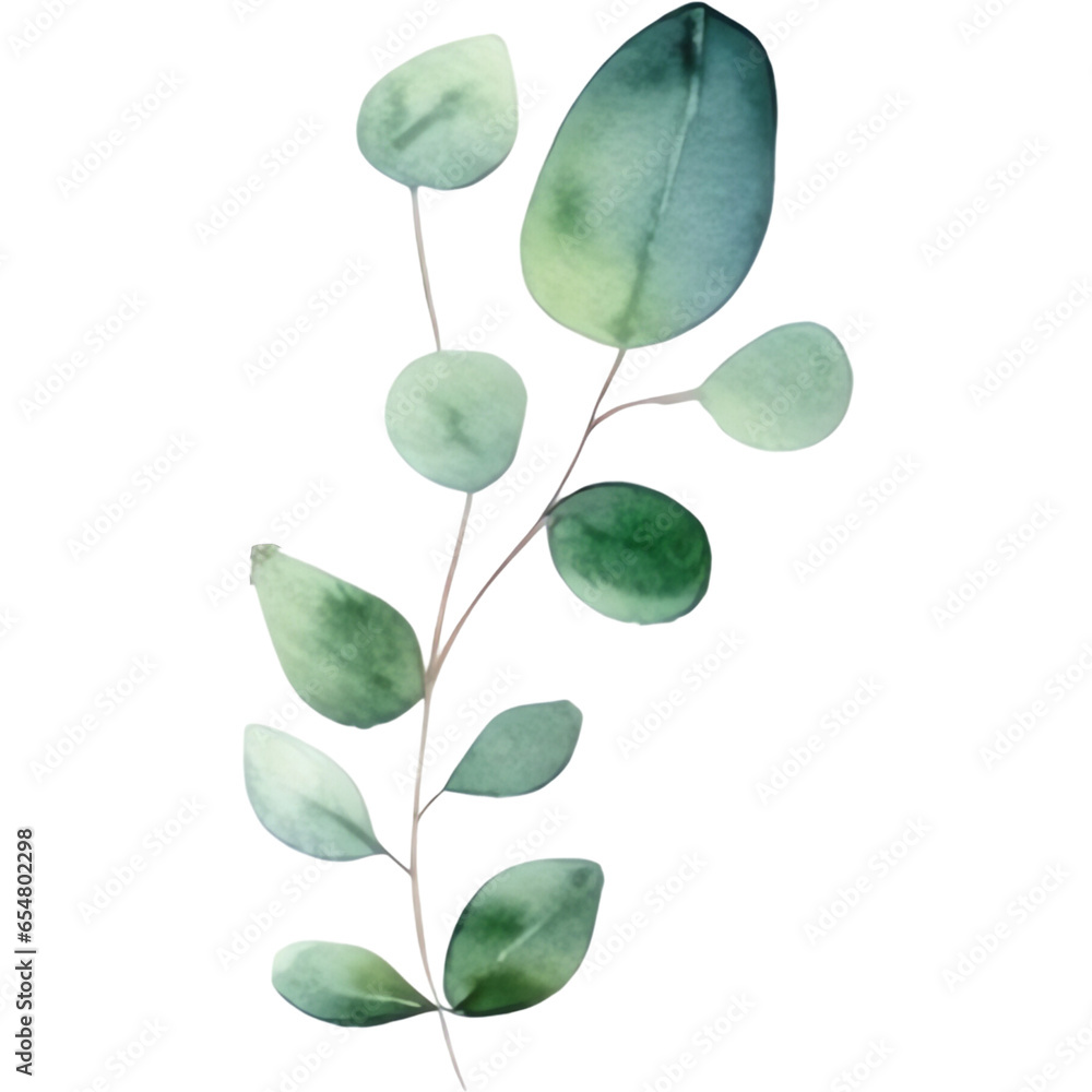 Obraz premium watercolor eucalyptus