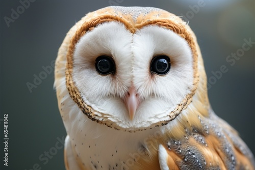The common barn owls captivating close up reveals its transformation