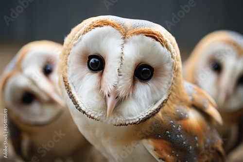 The common barn owls captivating close up reveals its transformation © Jawed Gfx