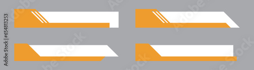 simple lower third tittle layout for breaking news, streaming, video, and broadcast