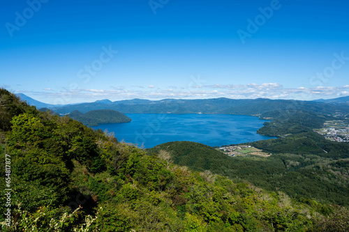 有珠山洞爺湖 展望台から見た洞爺湖