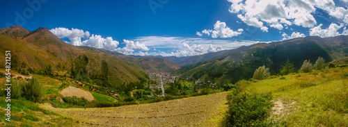 Vista panoraminca de la ciudad de Tarma, Región Junín, Peru photo