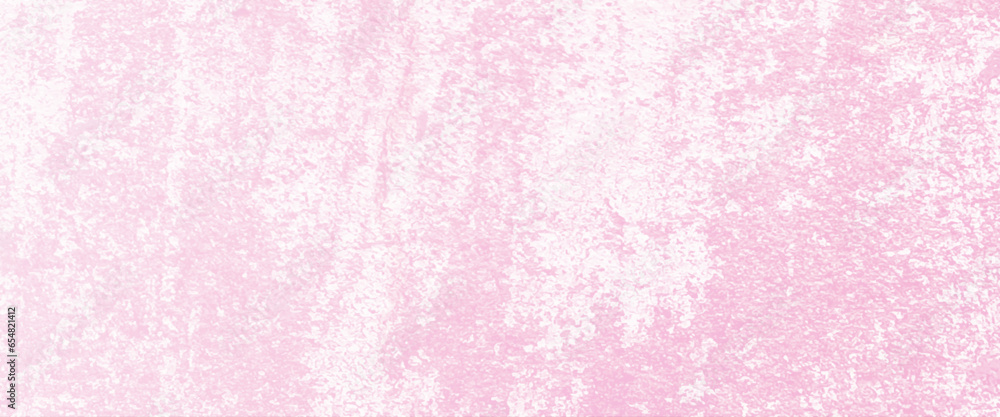 Vector old cement pink wall and sand wall of tone vintage, grungy pink concrete or cement wall as background.
