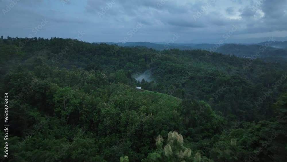 Aerial view of a beautiful mountain landscape with low clouds, Chittagong, Bangladesh. Aerial view of a beautiful mountain landscape with low clouds, Chittagong, Bangladesh.