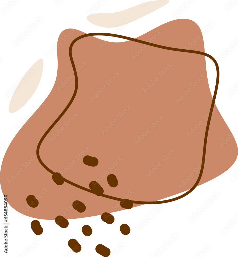 Aesthetic Blob With Line Aesthetic Blob With Line