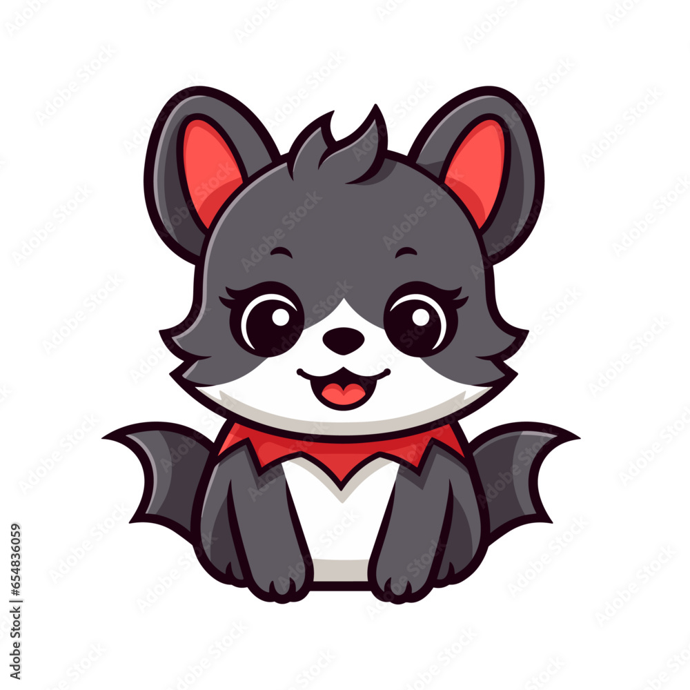 Vector clipart, cute vampire dracula dog vector clipart, fall autumn halloween drawing Vector clipart, cute vampire dracula dog vector clipart, fall autumn halloween drawing