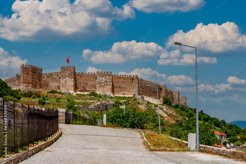 Blick auf Zitadella und Antike Stadt Selcuk, Izmir, Türkei