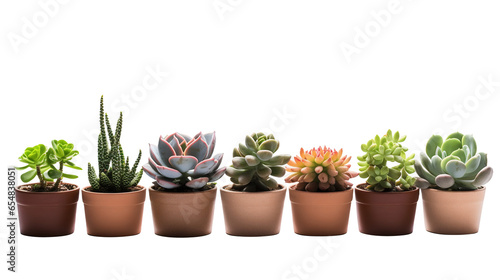 Plante Succulentes  various genera  avec transparence sans background