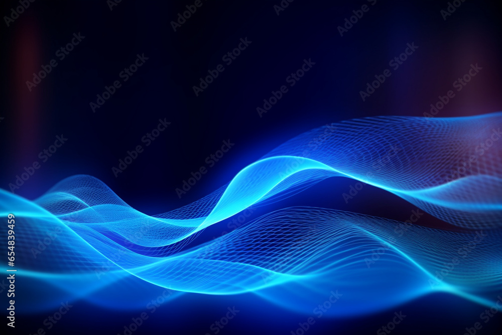 Abstract Blue Technology Background Abstract Blue Technology Background